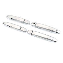 Auto 4 DOOR Chrome ABS HANDLE COVERS without Passenger Keyhole 