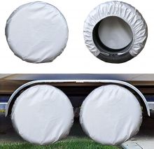  4 Pcs Tire Covers With A Storage Bag.