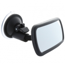 360 Degree Rotatable Baby Car Mirror Back Seat Wide Angle Baby Mirror with Sucker and Clip