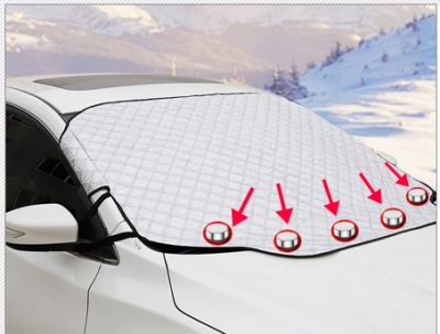 Fog Snow Ice Cover Removal Wiper Visor Protector Sun Shade Snow Shade