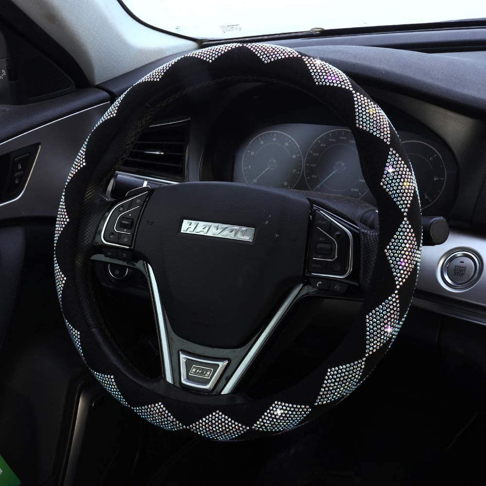 Bling Bling Diamond Car Steering Wheel  Covers